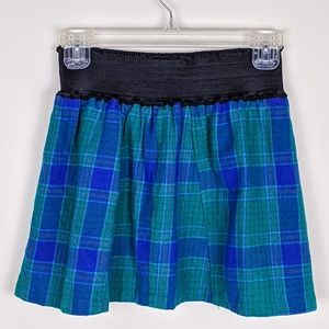 S Urban Renewal Plaid Mini-Skirt